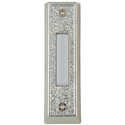 3/4-Inch Rectangular Silver Lighted Wired Push Button