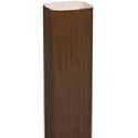 Brown Aluminum Downspout 10 ft 2x3 in