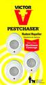 PestChase Mini Corded Rodent Repeller With Nightlight, 3 Pack