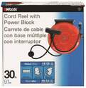 Woods® 30-Foot 14/3 SJTW Heavy Duty Extension Cord Reel