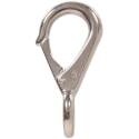 3/4 x 3-1/4-Inch 304 Stainless Steel Round Fixed Eye Snap Hook