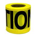 3-Inch X 300-Foot Yellow Polyethylene Caution Barricade Safety Tape 