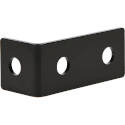 1.6x1.5x1/8-Inch Black Heavy-Duty Offset Corner Braces, Each