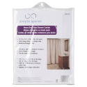70 in. W x 72 in. L Vinyl Shower Curtain - Beige, Heavy Duty, Mildew-Resistant, 1-Pack