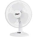 White Oscillating Table Fan