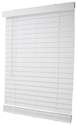 31 x 64-Inch White Faux Wood Cordless Blind
