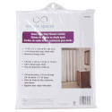 70 in. W x 72 in. L Vinyl Shower Curtain - White, Heavy Duty, Mildew-Resistant, 1-Pack