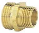 3/4-Inch X 1/2-Inch Brass Double Male Hose Connector