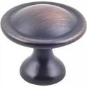 1-1/8-Inch Brushed Oil-Rubbed Bronze Cabinet Knob 10-Pack