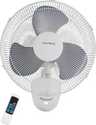 16-Inch Oscillating Wall Fan With Remote