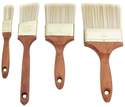 4-Piece Wood Handle Brush Set