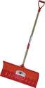 26-inch Snow Pusher Polyethylene Blade And 46-1/4-Inch Wood Handle With D-Grip