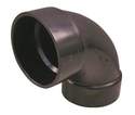 Hub x Hub 90° DWV Sanitary ABS Elbow, 4"