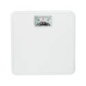 White Bathroom Scale With Analog Display, 300-Pound Capacity
