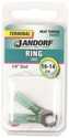 16-14 AWG Heat Shrink Ring Terminal Green