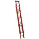 20-Foot Fiberglass Extension Ladder, Pro-Top - 300-Pound Load