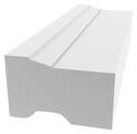 1-1/4-Inch X 10-Foot White Cellular PVC Paintable Brick Moulding