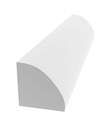 3/4-Inch X 12-Foot White Paintable Quarter Round Molding