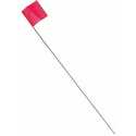 21-Inch Red Stake Flags, 100-Pack 