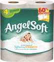 Angel Soft 2 Ply Bathroom Tissue Paper 4 Rolls