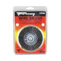 Forney 72740 Wire Wheel Brush, 0.008 In Dia Bristle, 4 In Dia