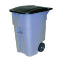 50-Gallon Gray Trash Container