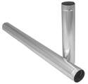 4 x 60-Inch 28-Gauge Round Galvanized Steel Duct Pipe
