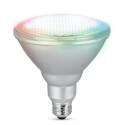 WiFi 90-Watt Equivalent PAR38 E26-Medium Selectable Color Non-Dimmable Smart LED Light Bulb, 1-Pack