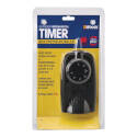 8.3-Amp 120-Volt 24-Hour Black Time Setting Photoelectric Mechanical Timer  
