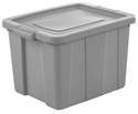 18-Gallon Tuff 1 Cement Storage Tote With Lid