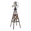9-Foot Tower Char-Log Windmill    