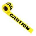 3-Inch X 1000-Foot Yellow Vinyl Strait-Line Non-Adhesive Barrier Caution Tape