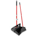 Lobby Broom and Dustpan Open Lid Set