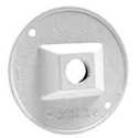 1/2 Round Outlet Cover White