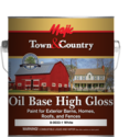 Town And Country, 1-Gallon, White, Oil Base High-Gloss Barn And Fence Paint