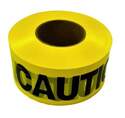 3-Inch X 1000-Foot Yellow Polyethylene Caution Barricade Safety Tape