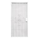 80 x 36-Inch White Steel Door Screen 