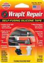 1-Inch X 10-Foot WrapIt Repair Black Self-Fusing Silicone Tape