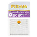Allergen, Bacteria, and Virus Air Filter — MPR 1500, MERV 12, 16 x 20 x 1 in.
