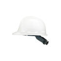 4-Point Textile Suspension White Hdpe Shell Hard Hat 