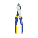 Vise-Grip Diagonal Cutting Plier, 1-1/8 In Jaw Opening, 8 In Oal, Blue/Yellow Handle