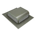 Weathered Bronze Aluminum 50 -Sq In. Net Free Ventilating Area LomanCool Static Vent 