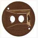 3-1/2-Inch Bronze Round Cluster Cover