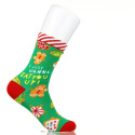 Eat You Up Gingerbread Cotton Socks, OSFM