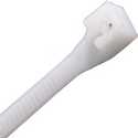 Cable Tie, 2 in Max Bundle Dia, Double-Lock Locking, 6/6 Nylon, Natural, 8 in L, 100/PK