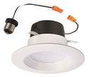 4-Inch LED Retrofit Downlight With Matte White Baffle Trim