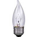 25-Watt Clear B10 Incandescent Light Bulbs, 4-Pack 