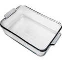8-Inch Clear Glass Cake Dish