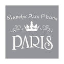 12-Inch X 12-Inch The Flower Market Pattern Stencil
