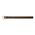 Brown Basketweave Men's Western Belt, 30 in